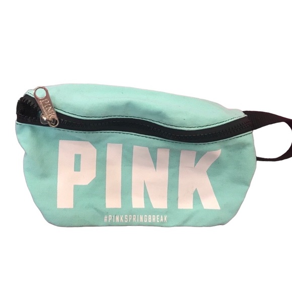 PINK Victoria's Secret Handbags - Pink teal adjustable fanny pack